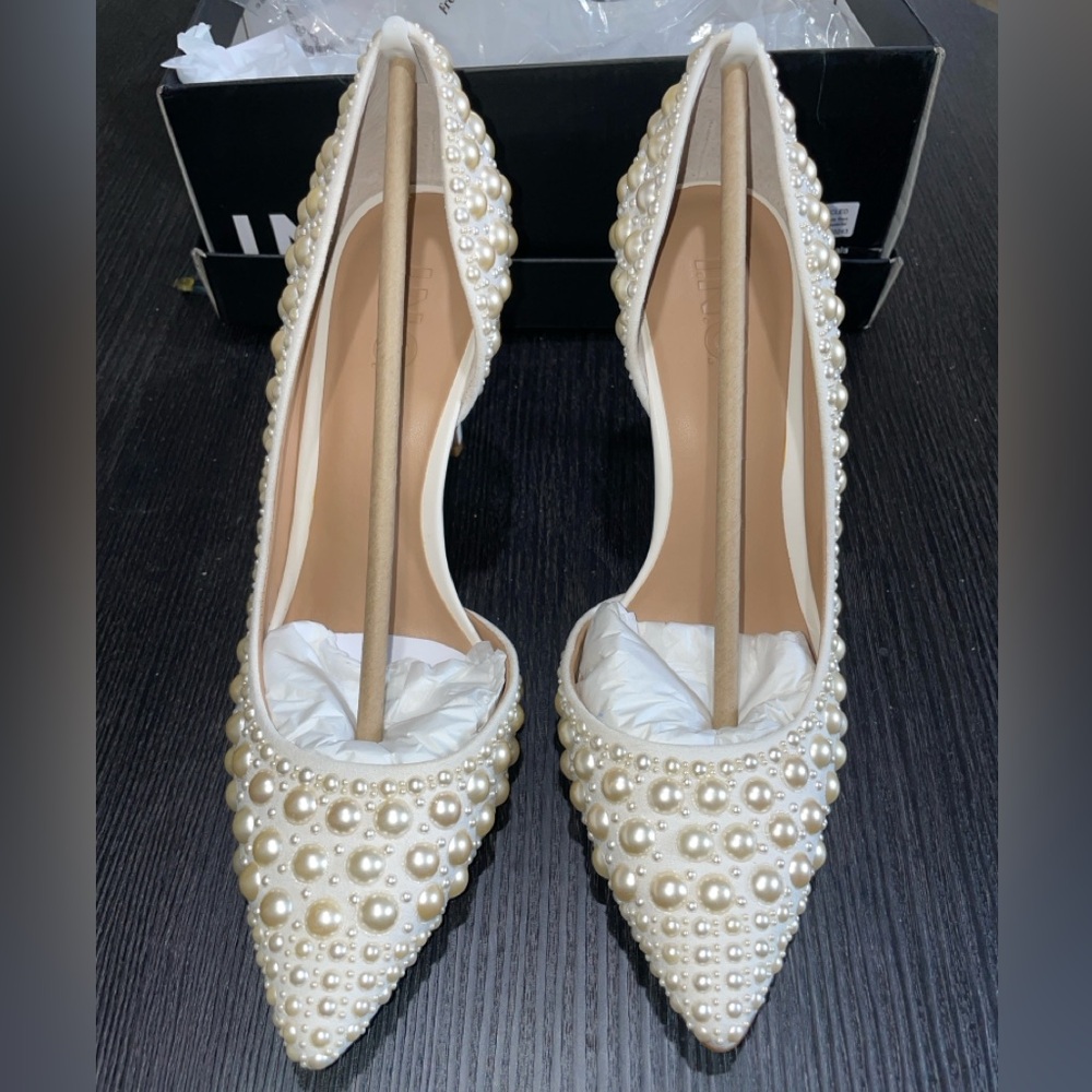 Kenjay d’Orsay Pumps - Pearl Heels - Picture 2 of 6